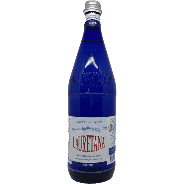 Acqua Lauretana Naturale Vetro 1 L - Confezione 12 Bottiglie var