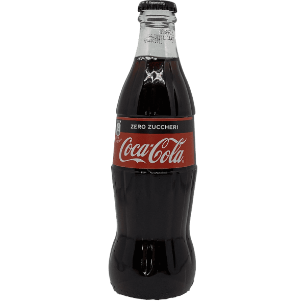 Coca Cola Zero Vetro 33 cl - Confezione 24 Bottiglie