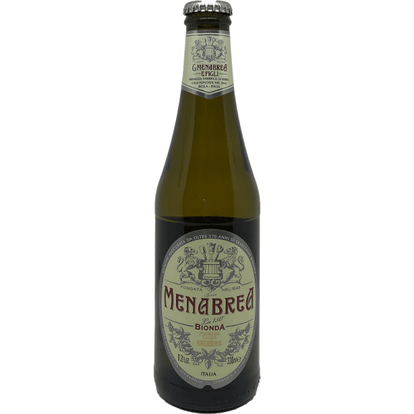 Menabrea Birra Bionda 33 cl - Confezione 24 Bottiglie
