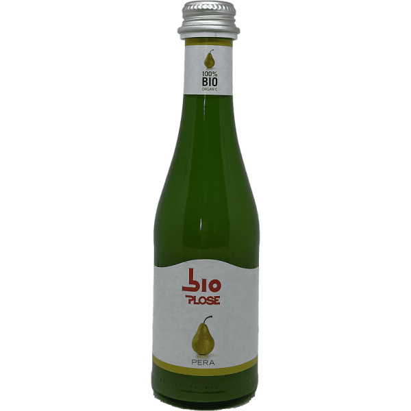Plose Succo Bio Pera Vetro 20 cl - Confezione 24 Bottiglie
