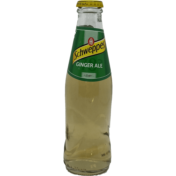 Schweppes Ginger Ale Vetro 18 cl - Confezione 24 Bottiglie