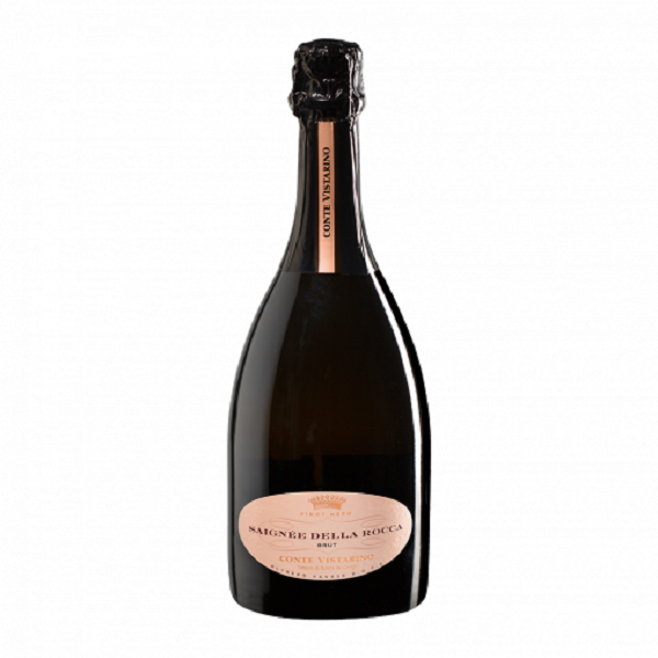 CONTE VISTARINO "SAIGNAEE DELLA ROCCA"  Oltrepò Pavese Metodo Classico Pinot Nero DOCG Brut Rosé
