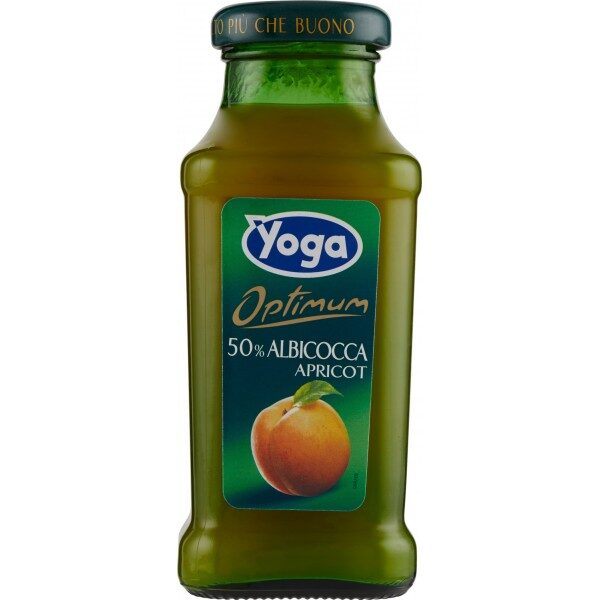 Yoga ALBICOCCA Vetro 20 cl - Confezione 24 Bottiglie v.perdere
