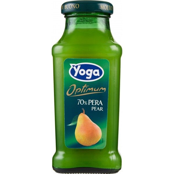 Yoga PERA Vetro 20 cl - Confezione 24 Bottiglie v.perdere