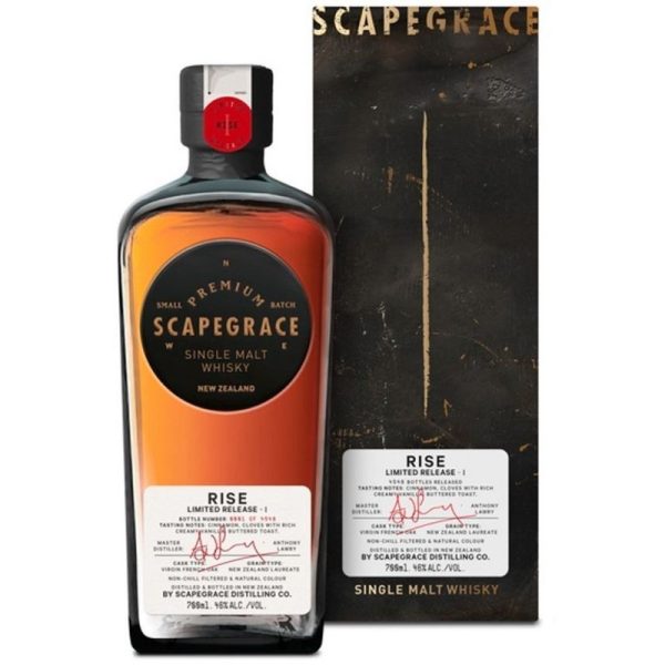 Scapegrace Whisky "Rise" Single Malt  70cl con confezione