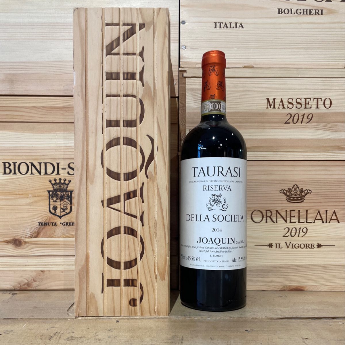 'Della Società' Taurasi Riserva DOCG Joaquin 2015 astuccio singolo legno - immagine 3