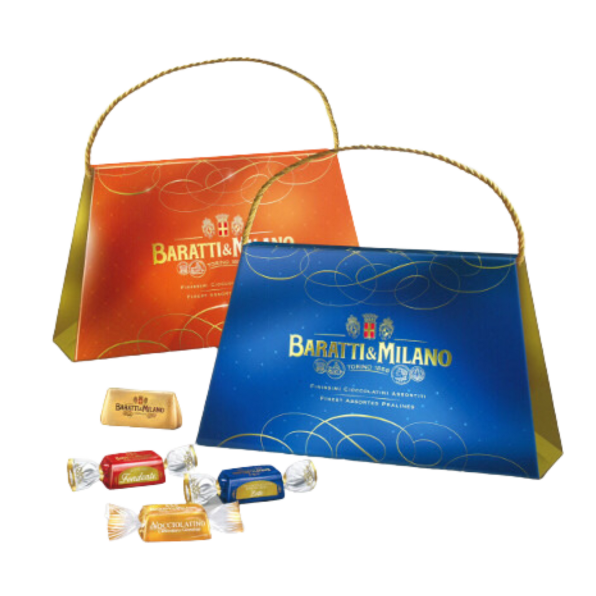 Confezione Regalo Praline Assortite in Pochette Baratti & Milano 300g - immagine 2