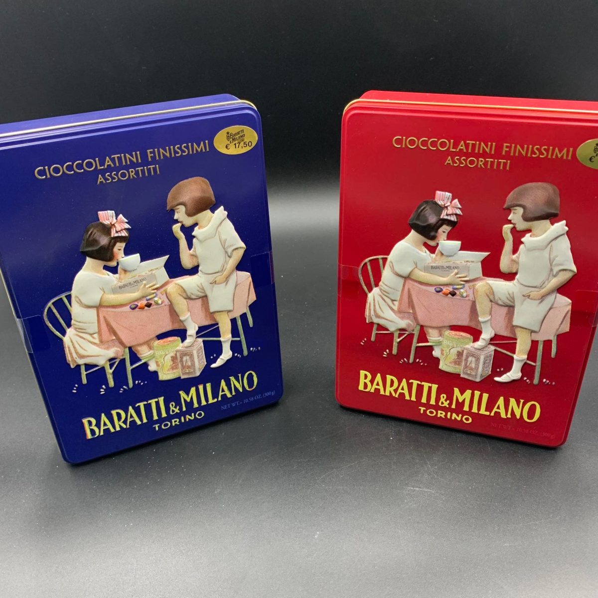 CONFEZIONE IN MINI LATTA BARATTI E MILANO- 90g-CIOCCOLATINI FINISSIMI ASSORTITI - immagine 2