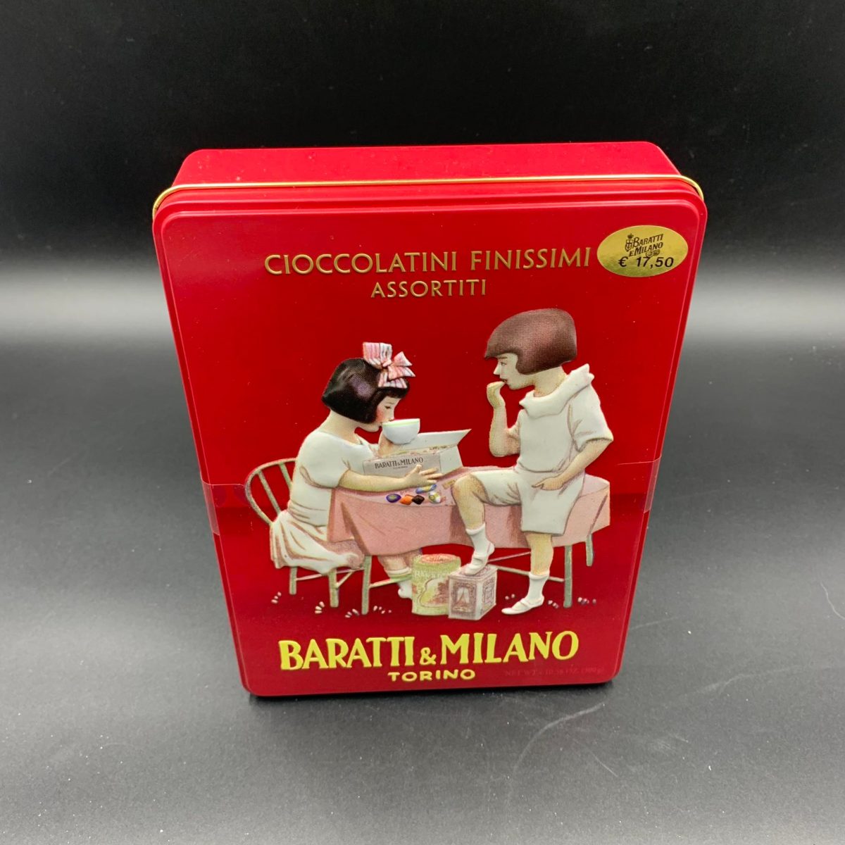 CONFEZIONE IN MINI LATTA BARATTI E MILANO- 90g-CIOCCOLATINI FINISSIMI ASSORTITI - immagine 3