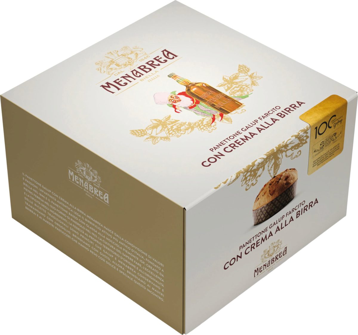 Panettone Farcito con Crema alla Birra Menabrea - immagine 2