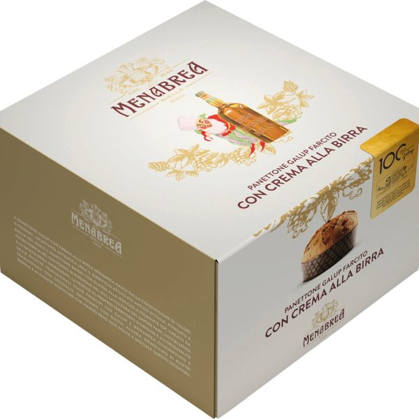 Panettone Farcito con Crema alla Birra Menabrea