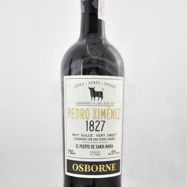 Osborne  sherry 1827 PX Pedro Ximénez Jerez-Xérès-75 cl.